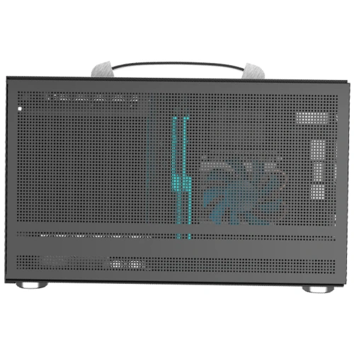 Корпус PcCooler I100 Pro Mesh GY, без БП, Compact, Grey, SPCC, no fans ITX 60/300/SFX PSU support, 1x2.5", 2xPCI 1xUSB-C 3.1 308x128x190m