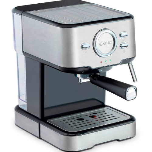 Кофеварка Vitek VT-1520 (MC) черный/серебро