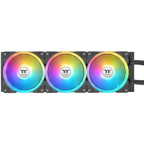 СВО Thermaltake MAGFloe 360 Ultra (cl-w432-pl12sw-a), LCD, 4-pin, ARGB, 120мм, черный, retail