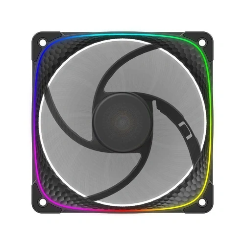 Вентилятор Geometric Future Squama 2503RB (1F2503R112001) Single Pack / 120mm, 2000 RPM, 69.11 CFM, 30.92 dBA, 5V ARGB, Black, Reverse