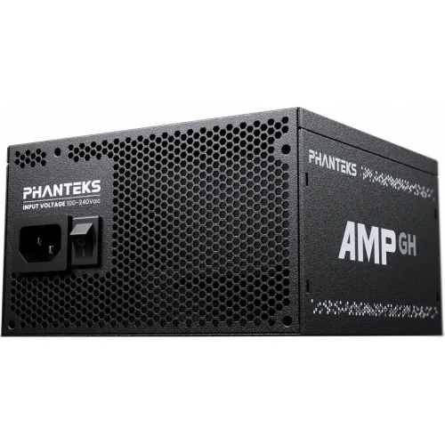 Блок питания PHANTEKS AMP GH 1000W (PH-P1000GR_BK01) (80 Plus Platinum, ATX 3.1, PCIe 5.1, APFC, 120mm Fan, Fully Modular, Black)