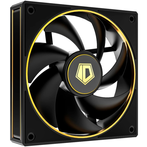 Вентилятор ID-COOLING AF-127-GDL 120x120x27мм (PWM, резиновые углы, черный, 500-2000об/мин) Box