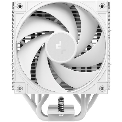 Кулер DEEPCOOL AK400 G2 WH LGA1851/1700/1200/115X/AM5/AM4 (TDP 220W, PWM, Fan 120mm, 4 тепл. трубки, Wood-grain top cover, белый) RET