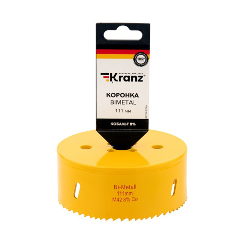 Коронка Kranz KR-92-0246 Bimetal 111мм