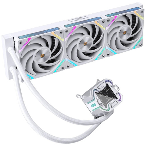 СВО 1STPLAYER X-360 White (X-360-WH) / 3x120mm, ARGB, IPS display