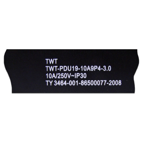 Блок распределения питания Lanmaster TWT-PDU19-10A9P4-3.0 гор.размещ. 9xSchuko базовые 10A C14 3м