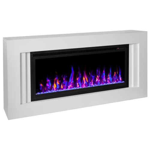 Электрокамин RealFlame Stockholm WT белый с очагом Saphir 42