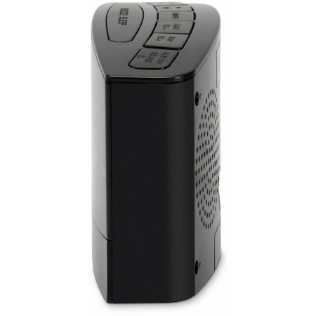 Радиобудильник Hyundai H-RCL238 черный, подсветка зеленая