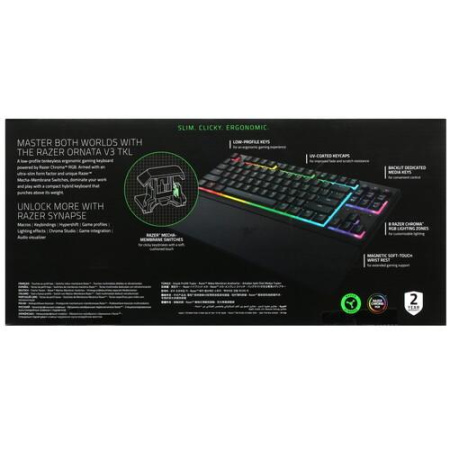 Клавиатура проводная Razer Ornata V3 Tenkeyless