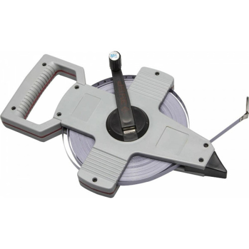 Лента мерная геодезийная Зубр 34181-100 стальное полотно с защитным покрытием/100мх10мм