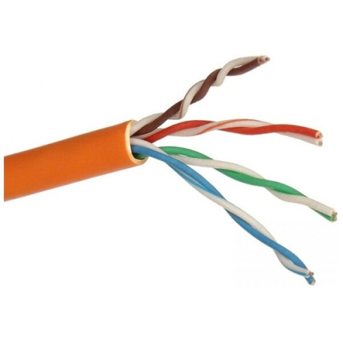 Витая пара Exegate UTP4-C5e-CU-S24-IN-LSZH-OR-305-Fluke (EX281820RUS) оранжевый