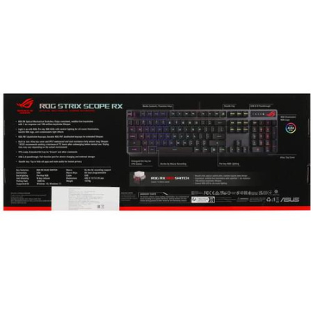 Клавиатура проводная ASUS ROG Strix Scope RX