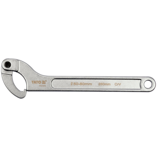 Ключ сегментный YATO YT-01672 шарнирный 50-80мм с крючком