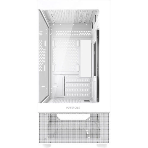 Корпус Powercase Vision Micro M2 (CVMWM2-L0), Tempered Glass, белый, mATX
