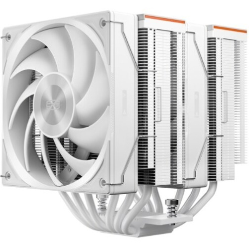 Кулер PcCooler RZ620 WH (260W, 4-pin PWM, 158mm, Al/Cu, 6x6mm, 2x120mm, 86.73CFM, 32dBA, 1800RPM)