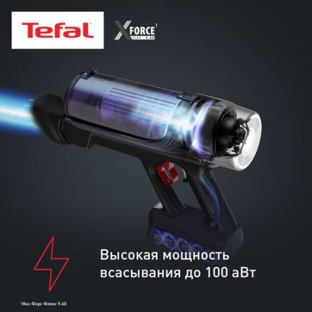 Пылесос  вертикальный  Tefal TY2039WO  фиолетоый