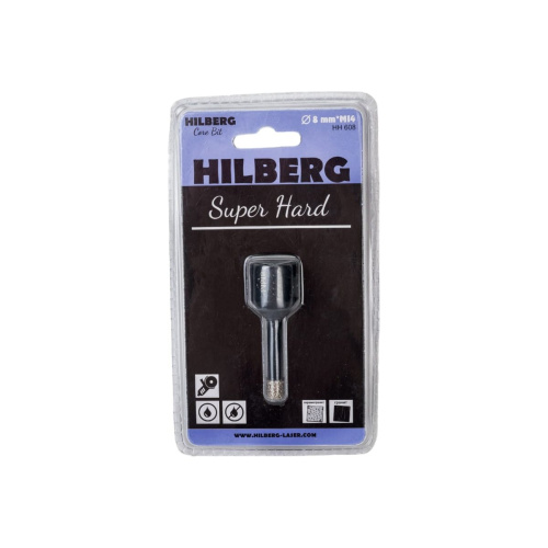 Коронка алмазная Hilberg Super Hard HH608 8 мм M14