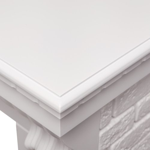 Портал каминный из МДФ RealFlame Jazz WT белый под очаги (Majestic, Fobos, Eugene, 3D Olympic)