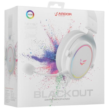 Проводные наушники ARDOR GAMING Blackout белый
