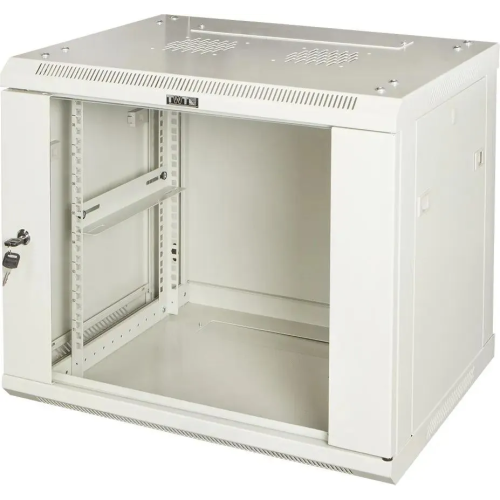 Шкаф коммутационный Lanmaster Pro TWT-CBWPG-12U-6X4-GY настенный 12U 600x450мм серый
