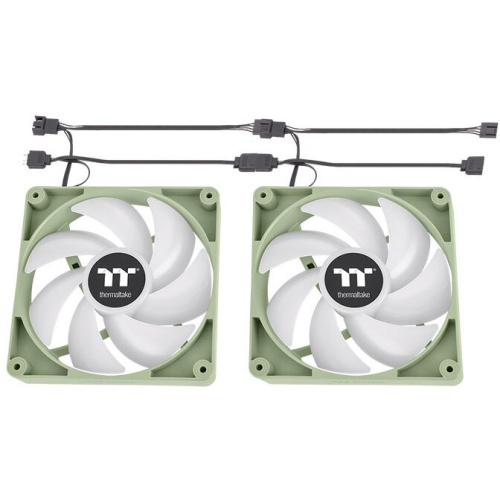 Вентилятор Thermaltake CT140 Sync Matcha ARGB зеленый (CL-F203-PL14MG-A) 4-pin 30.5dB Ret
