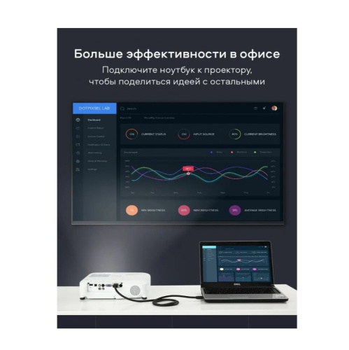 Кабель UGREEN HD104 10178 HDMI Cable 8m Black