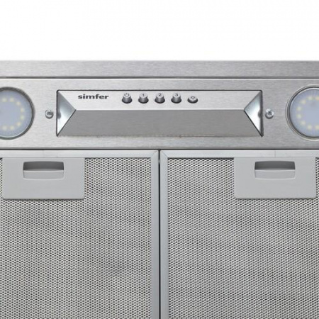 Вытяжка полновстраиваемая Simfer 8672SM серый