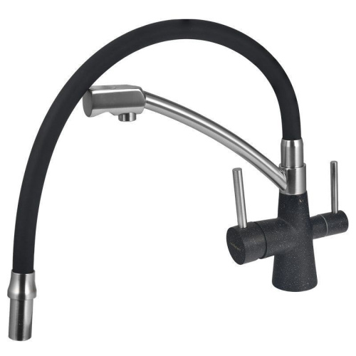 Смеситель для кухни Wisent W4855-22-2 Черный