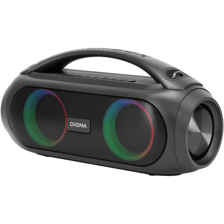 Колонка портативная Digma D-PS1530 черный/черный