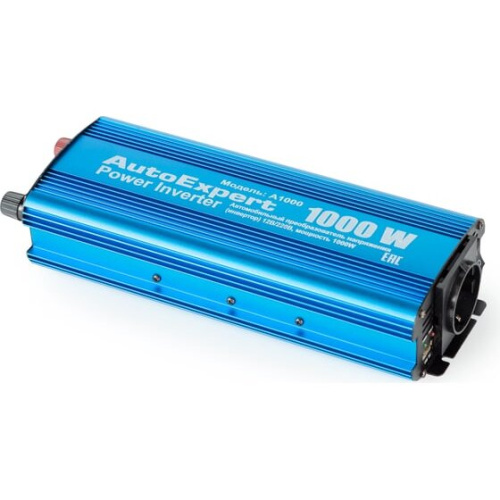 Инвертор автомобильный AutoExpert А1000 1000W преобразователь напряжения с 12 на 220V