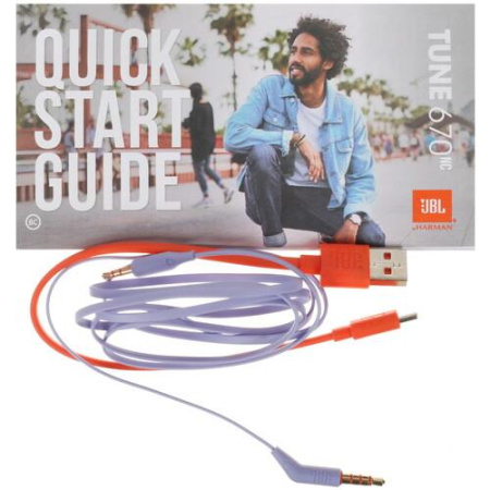 Беспроводные/проводные наушники JBL Tune 670NC фиолетовый