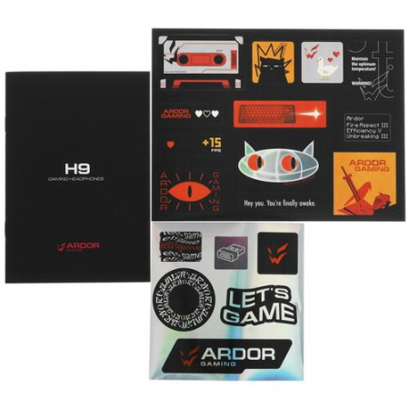 Проводные наушники ARDOR GAMING H9 черный