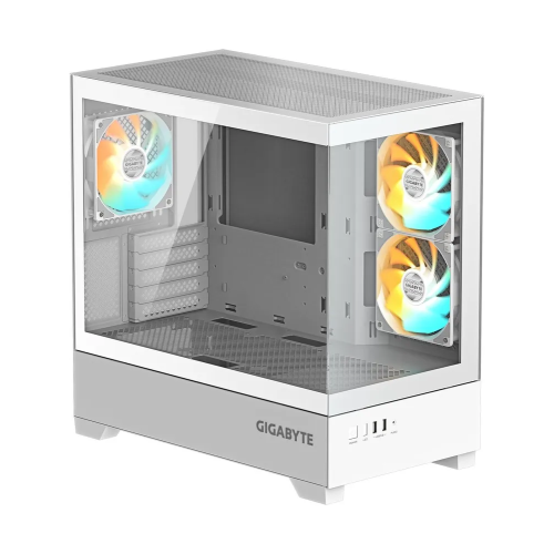 Корпус Gigabyte C201 Panoramic Ice (GB-C201PI) mATX без БП